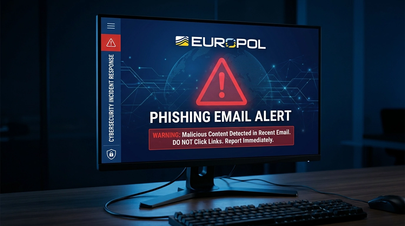 Europol-Betrug per E-Mail: Wie Sie eine gefälschte Nachricht erkennen und was Sie tun sollten